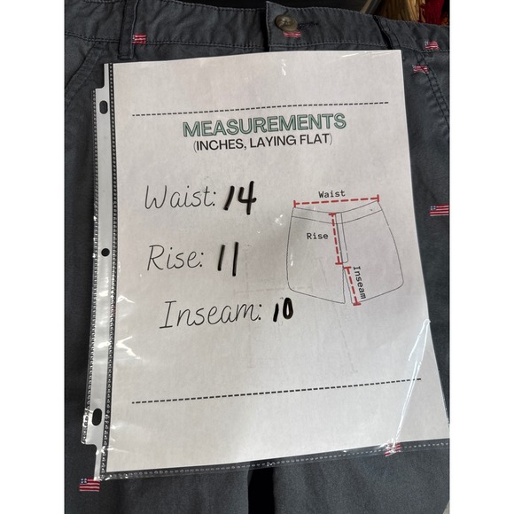 Old Navy Boy's Short 16R Flag Adjustable Waistline Beach Summer Casual Preppy‎ - Picture 7 of 7